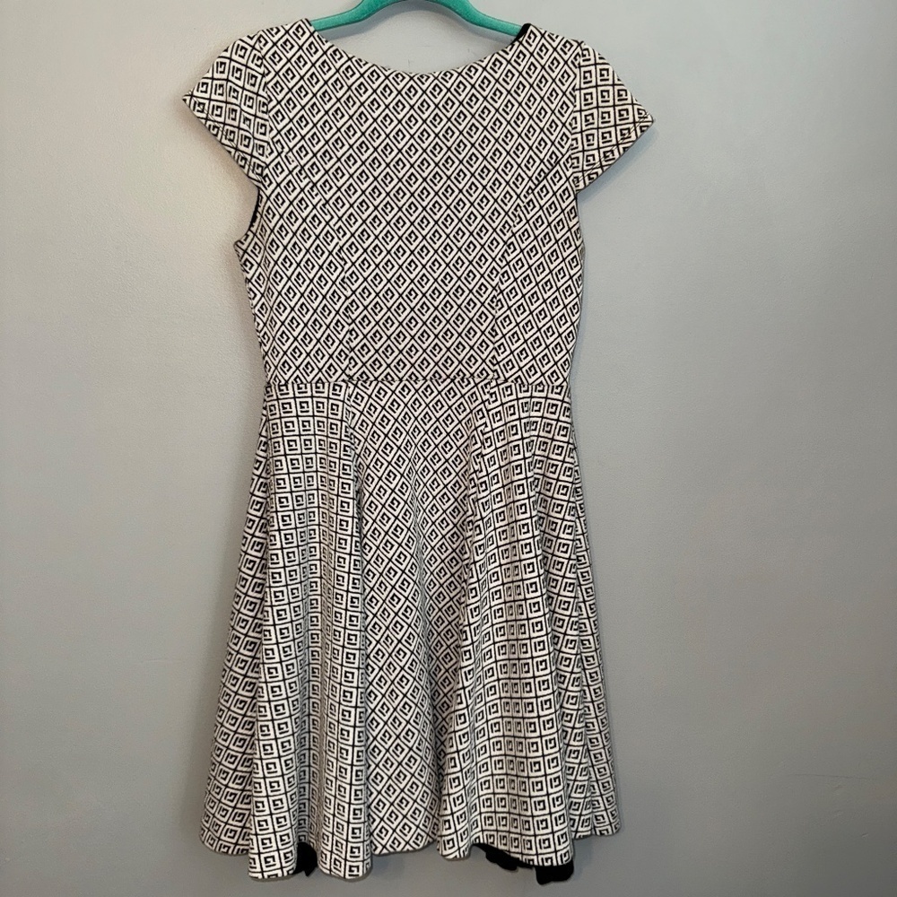 Anthropologie Maeve Jacquard Circle-Skirt Dress Size Small - Picture 8 of 9